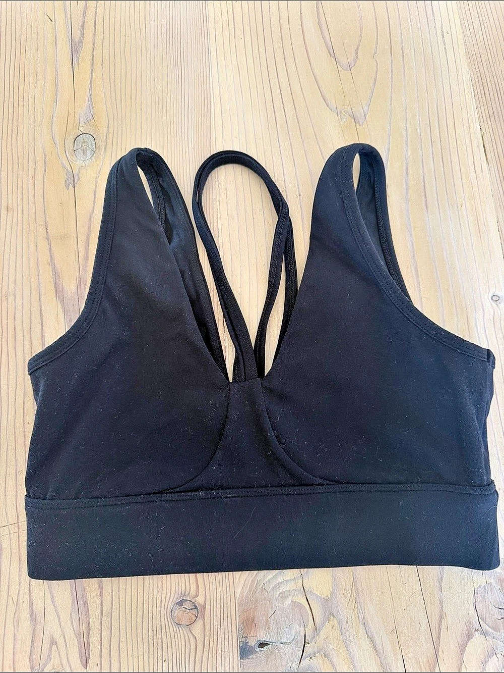 Black Sports Bra Size S
